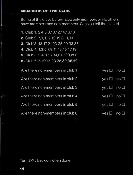 2XL Math and Number Games Manual